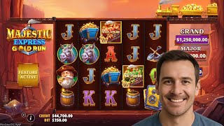 Majestic Express – Gold Run Slot BIG WIN! 🚆 Gold Train Bonus Feature Activated!