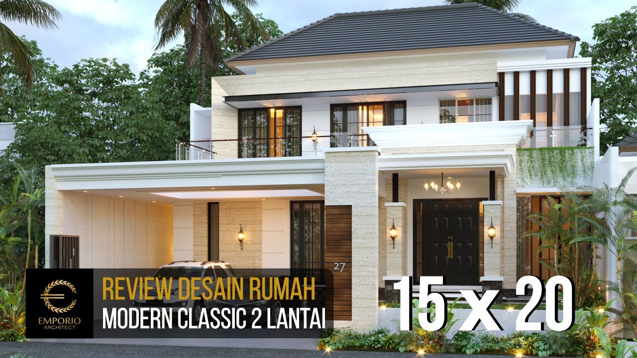 Video 3D Mr. Nanda Modern Classic House 2 Floors Design 