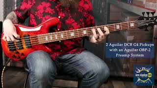 Video thumbnail for Spector Euro Bolt 5 Inferno Red Bass Guitar Demo by Ken Stanton Music