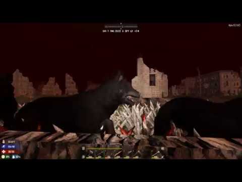 7 Days to Die 10 21 2017 - Early Cage and rude Wolves