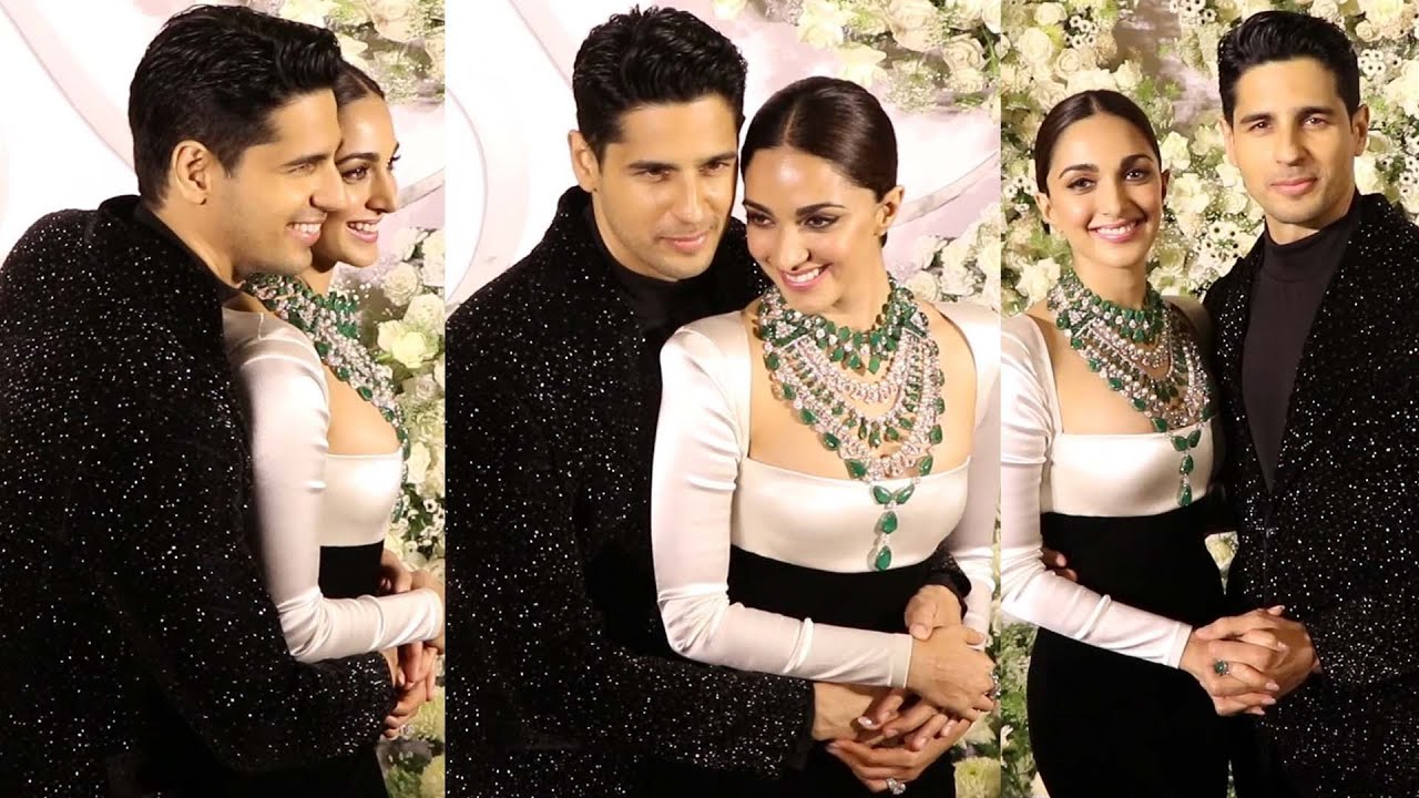 Kiara Advani Siddharth Malhotra Cute Visuals At Their Wedding Reception | Telugu Cinema Brother