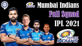 IPL 2021 | Mumbai Indians Probable Team Squad IPL 2021 | MI Full Players List IPL 2021