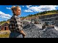 A Quarry Left 12 Acres of Crushed Stone Behind Her Barn — She Built the Only Road That Held