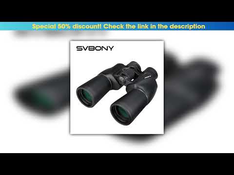 Top Svbony SV206 10x50 Binoculars Powerful Professional Telescope Bak4 Prism camping equipment Mili