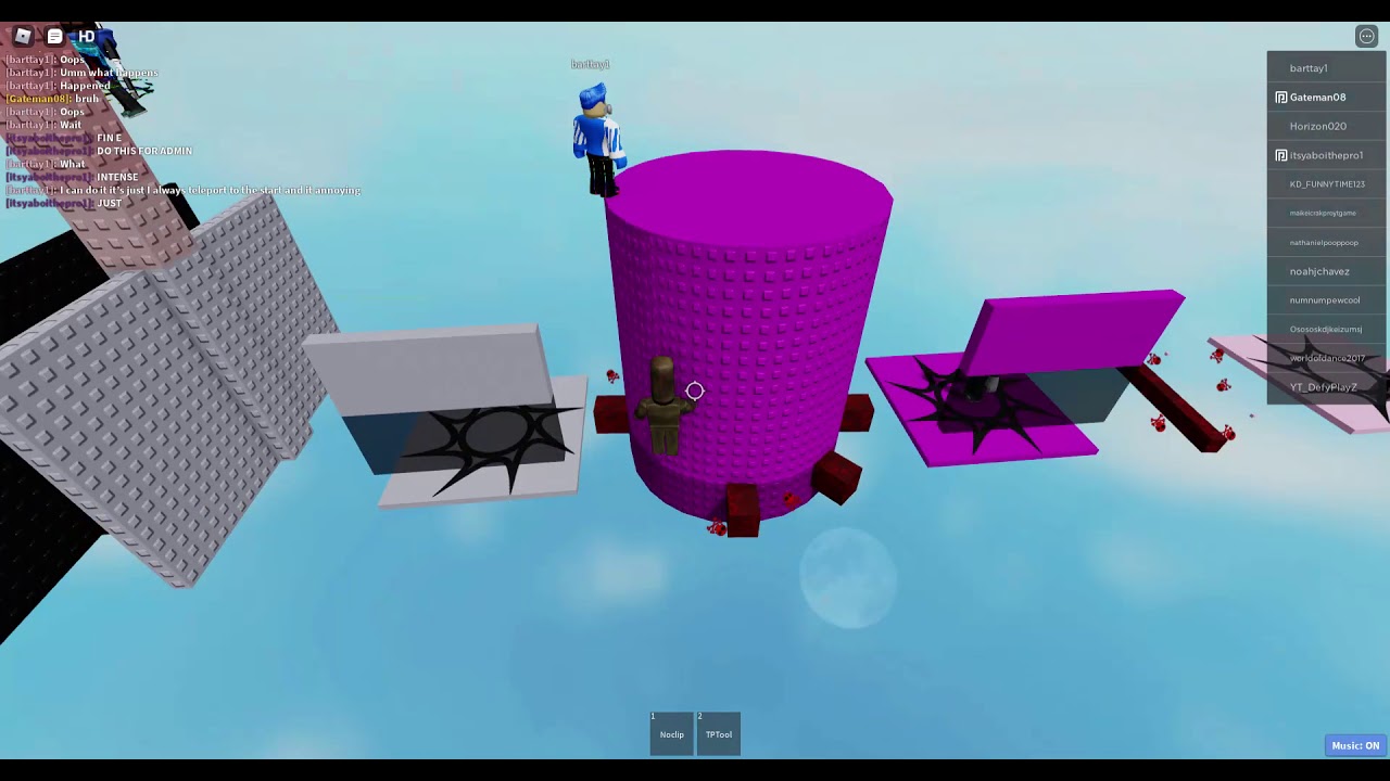 A jump Per Difficulty Chart Obby