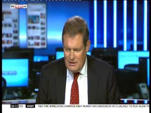 Sky News Jon Craig loses his mind live on air