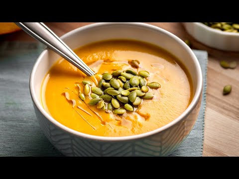 Creamy Roasted Pumpkin Soup Recipe (Vegan)