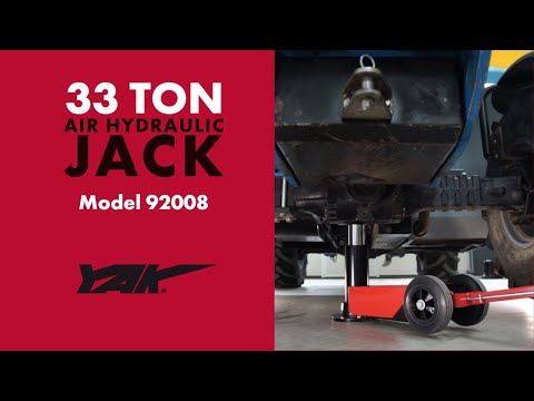 YAK 33 Ton Tall Air Hydraulic Jack [Model 92008]