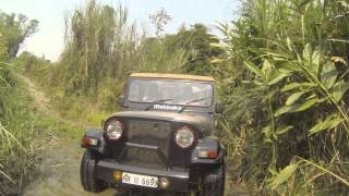 preview picture of video 'Offroad trip through the jungle near Gunanagar 3/14'