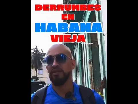 Habana vieja, patrimonio de la humanidad, construcciones empiezan a ceder.🇨🇺#Habana vieja #UNESCO