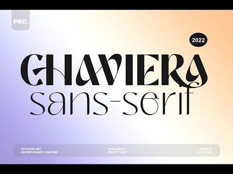 Chaviera Pro Font Download