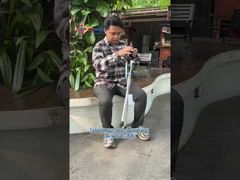 Gambar Sowell Tongkat Jalan Lipat Dengan Tempat Duduk She203