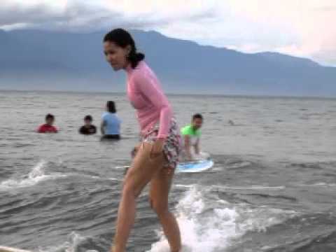 Amber, Phyl, and Kathy Surfing Spree
