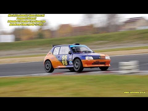 Maciej Laskowski / Anna Latoszek - Peugeot 205 maxi - 3 Runda PTS Puchar Toru Słomczyn 06-11-2021