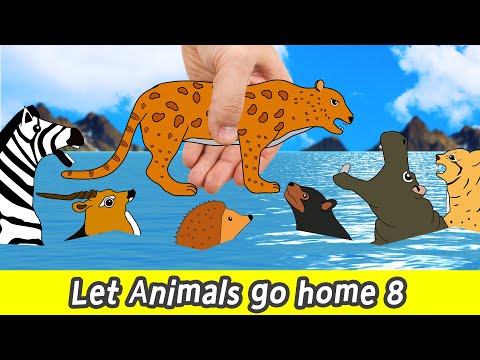 [EN] Let Animals go home 8, animal names and sounds, animals animation, collectaㅣCoCosToy