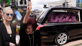 Ozzy Osbourne’s Widow Sharon BREAKS DOWN During His Funeral Procession