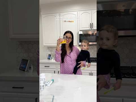 I think this will be our last morning routine here in this house 🥲 #motherhood #dailyroutine