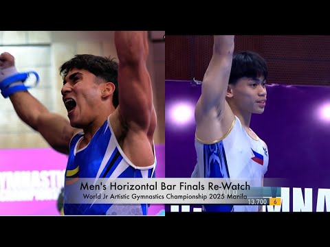 Men's Horizontal Bar Finals | World Jr Artistic Gymnastics Championship 2025 Manila