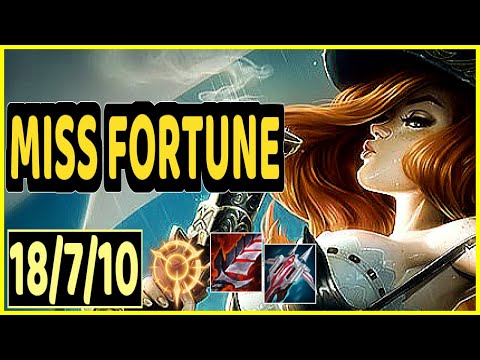 MISS FORTUNE VS LUCIAN - 18/7/10 KDA ADC GAMEPLAY CHALLENGER I