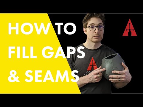 How to fill EVA Foam gaps and seams for Props and Armor | Cosplay Apprentice