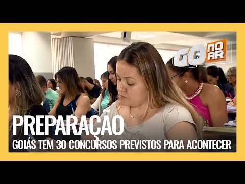 PREPARAÇÃO: GOIÁS TEM 30 CONCURSOS PREVISTOS PARA ACONTECER