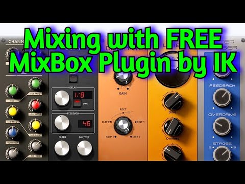 Mixing with FREE VST Plugins - MixBox CS by IK Multimedia - Mixing Drums & Bass (Part 2/3)
