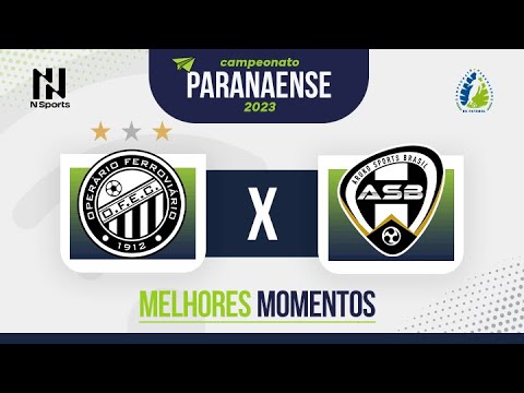 OPERÁRIO 2 X 1 ARUKO SPORTS | MELHORES MOMENTOS | CAMPEONATO PARANAENSE 2023