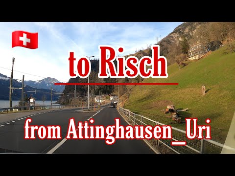 🚙Driving from Attinghausen village_Uri to Risch village_Zug - Switzerland🇨🇭
