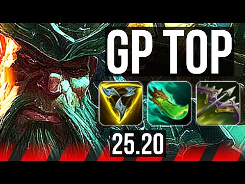 GANGPLANK vs PANTHEON (TOP) | 10 solo kills, Legendary | EUW Diamond | 25.20