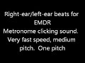 60 mins of very fast EMDR clicks.  Sound: Metronome click. Pitches: 1