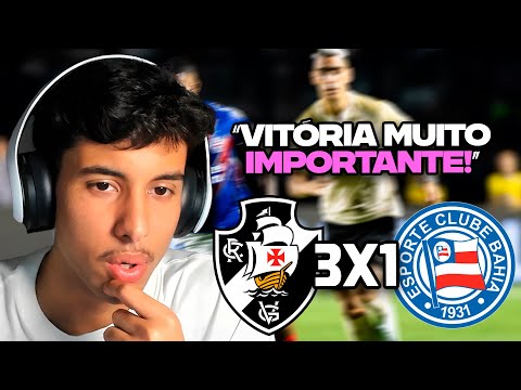 RENATO REAGE: VASCO 3 x 1 BAHIA | MELHORES MOMENTOS | CAMPEONATO BRASILEIRO 2025