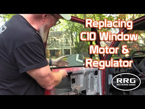 Installing a Squarebody Power Window Regulator & Motor
