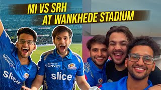 Watching MI v/s SRH Live From Wankhede Stadium | Vlog 51