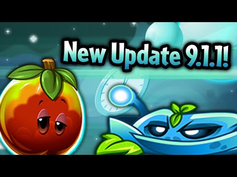Plants vs. Zombies 2 New Update 9.1.1! Power Vine, Noctarine and Zcorp Chair Racer and more!