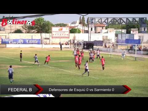 Sarmiento 0 vs Defensores de Esquiú 0 Federal B 2016 11va fecha
