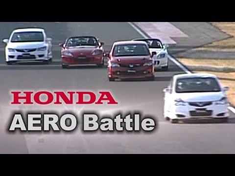 [ENG CC] Honda Aero battle - Mugen Civic FD2 RR, Modulo FD2, S2000 Type S Tsukuba 2008