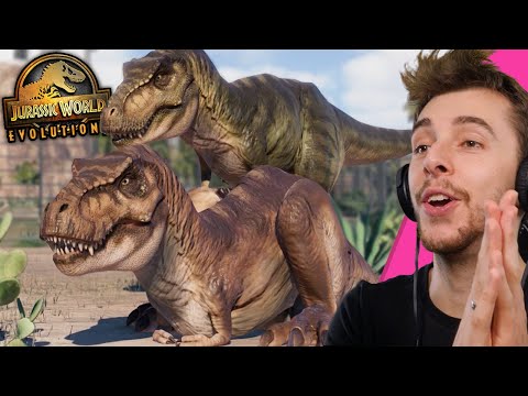 EVOLUTION 2 - THE T.REX RESCUE!!! - Chaos Theory | Jurassic World Evolution 2 Gameplay