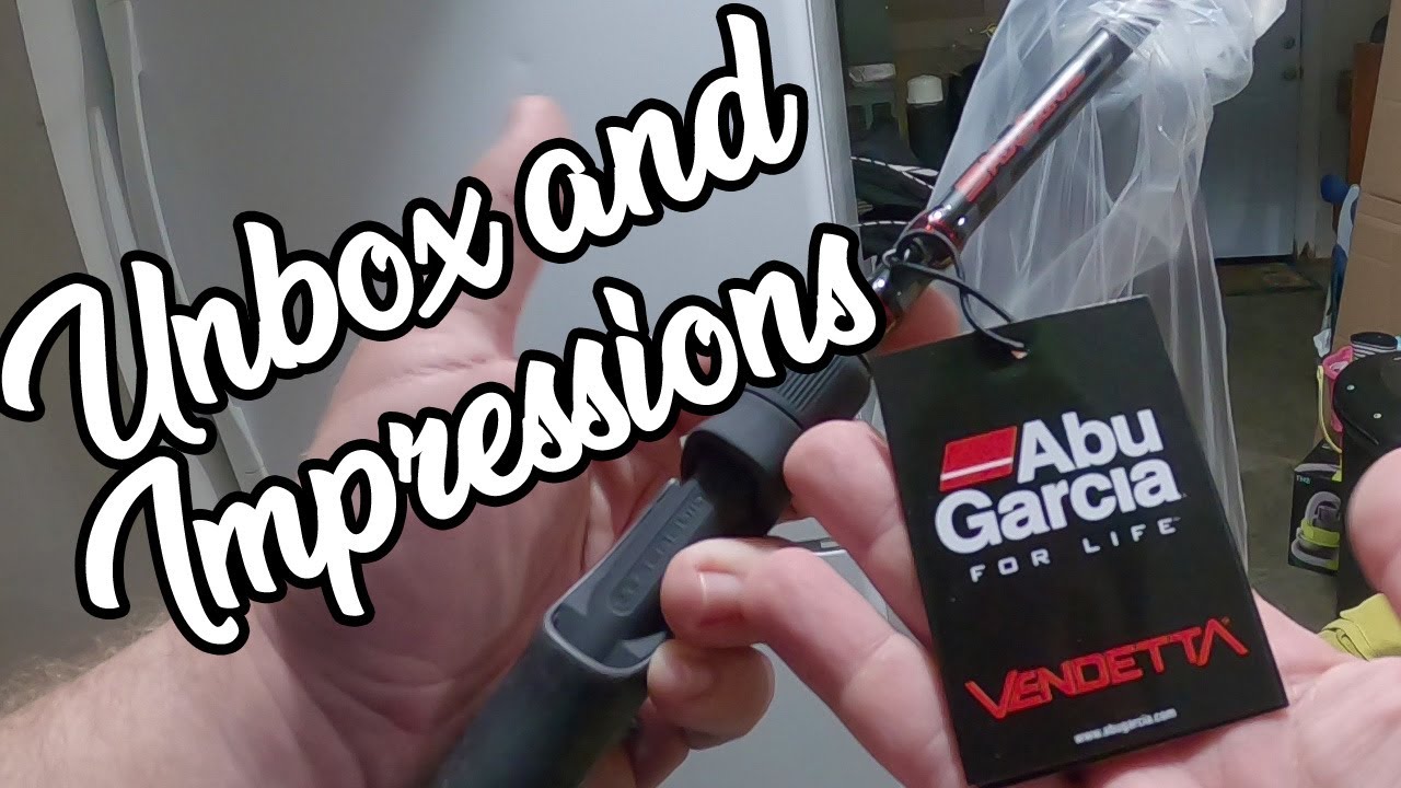 Abu Garcia's 'Vendetta' Casting Rod; Newest Version (2021) - Unbox and Impressions