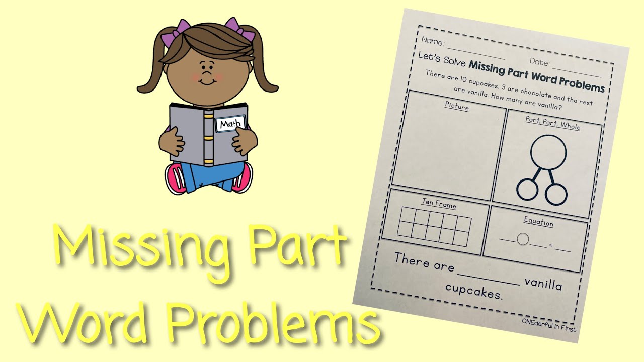 Missing Part Word Problems 4/1/2020