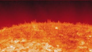 Sunspots visible through solar eclipse glasses