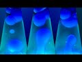 Lava Lamp Background Video 4K No Sound Relaxing Psychedelic Blue Liquid Motion Visuals