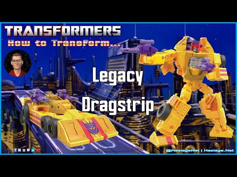 Transformers Legacy Deluxe Dragstrip (Stunticon)