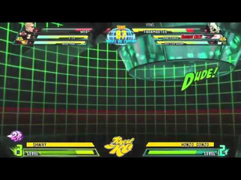 RAMnation MvC3 042911 - Shway vs Honzo Gonzo - Winner's Bracket