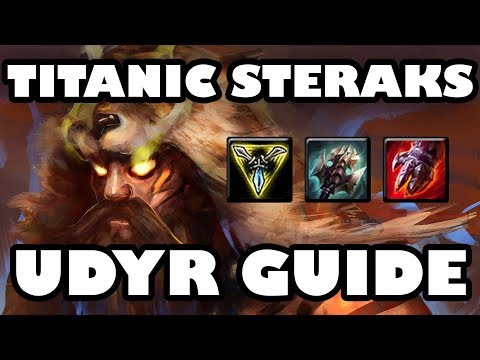 Titanic Steraks Tiger | New Runes Lethal Tempo Udyr Jungle Guide [7.22]