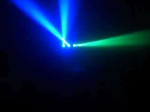 Đèn led scan 4 cửa RGBW siêu mạnh cho cafe DJ sôi động