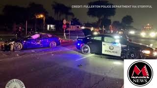 Self Driving Tesla Hits Cop Car