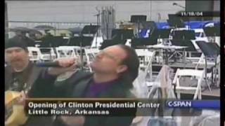 Download lagu U2 - Sunday Bloody Sunday Live Acoustic Bill Clinton's Library Opening mp3