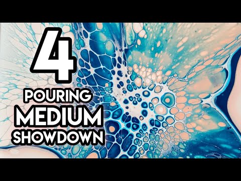 #43 Pouring Medium Recipe Comparison | Acrylic Pouring Fluid Art for Beginners