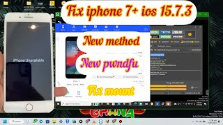 iOS 15.7.3 iPhone 7 plus iPhone unavailable iCloud bypass without jailbreak unlock tool. Fix mount