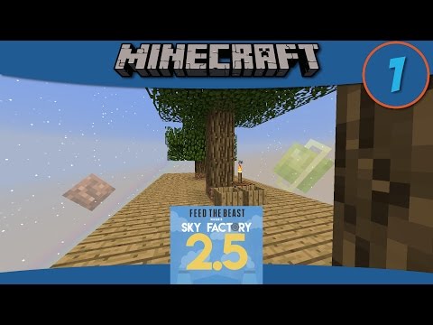 Minecraft Mods: Getting started with SkyFactory 2.5 - E1